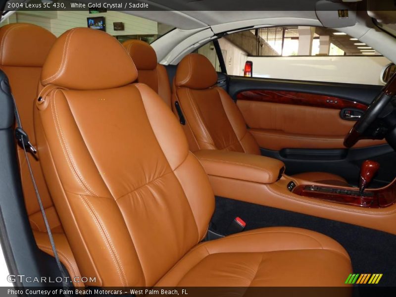 White Gold Crystal / Saddle 2004 Lexus SC 430