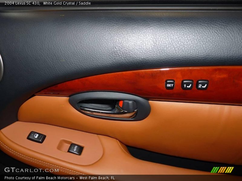 White Gold Crystal / Saddle 2004 Lexus SC 430
