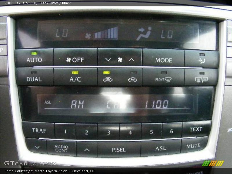 Black Onyx / Black 2006 Lexus IS 250