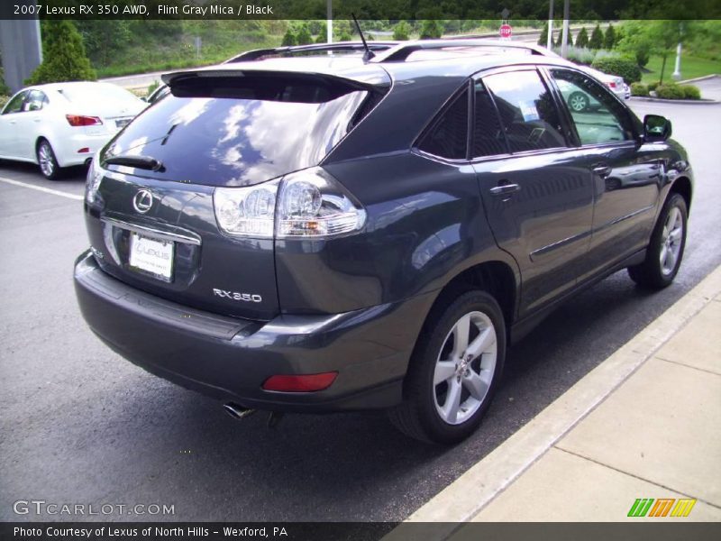 Flint Gray Mica / Black 2007 Lexus RX 350 AWD