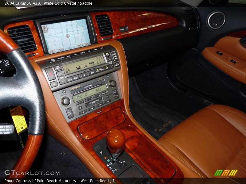 White Gold Crystal / Saddle 2004 Lexus SC 430