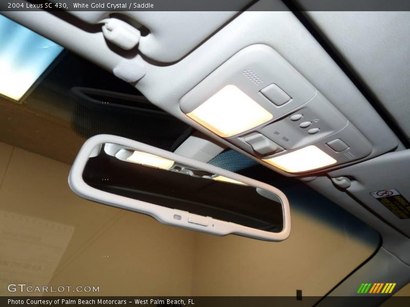White Gold Crystal / Saddle 2004 Lexus SC 430