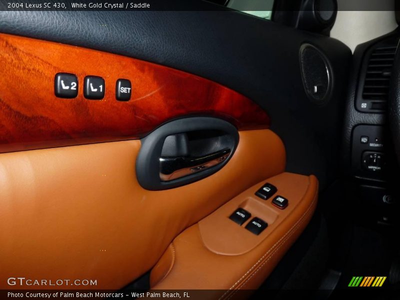 White Gold Crystal / Saddle 2004 Lexus SC 430