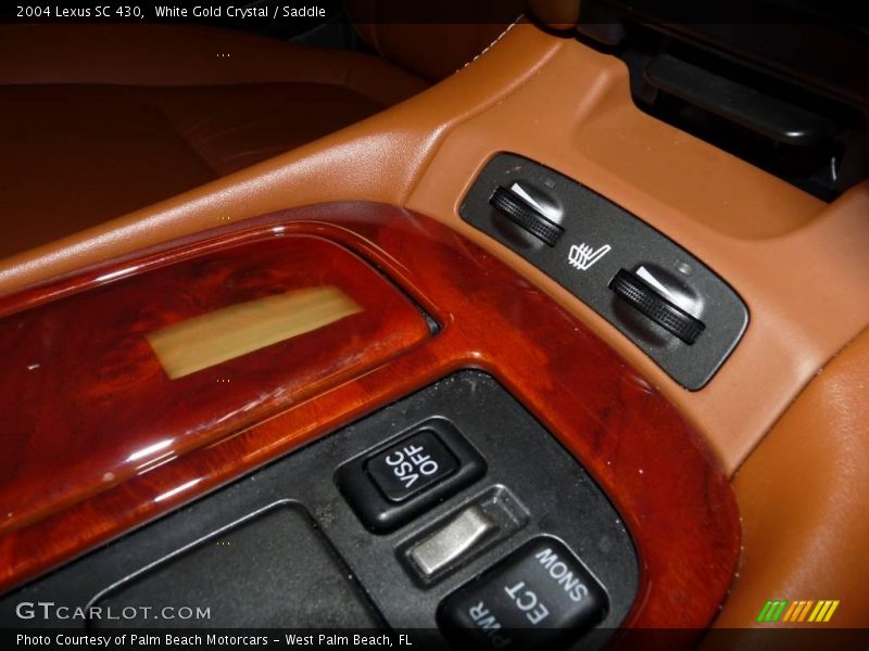White Gold Crystal / Saddle 2004 Lexus SC 430