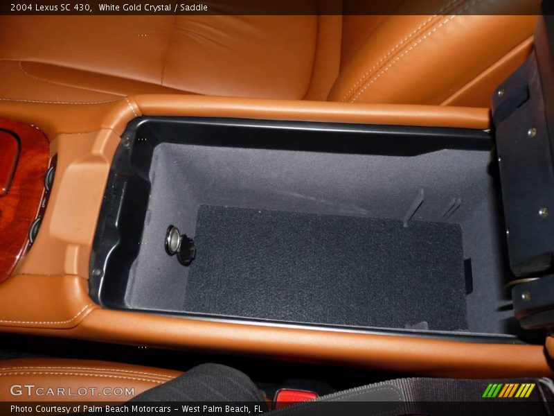 White Gold Crystal / Saddle 2004 Lexus SC 430