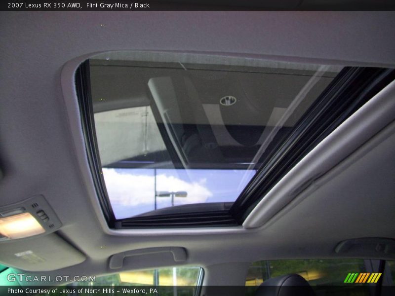 Flint Gray Mica / Black 2007 Lexus RX 350 AWD