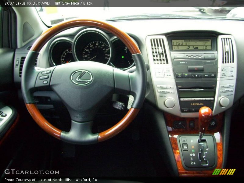 Flint Gray Mica / Black 2007 Lexus RX 350 AWD