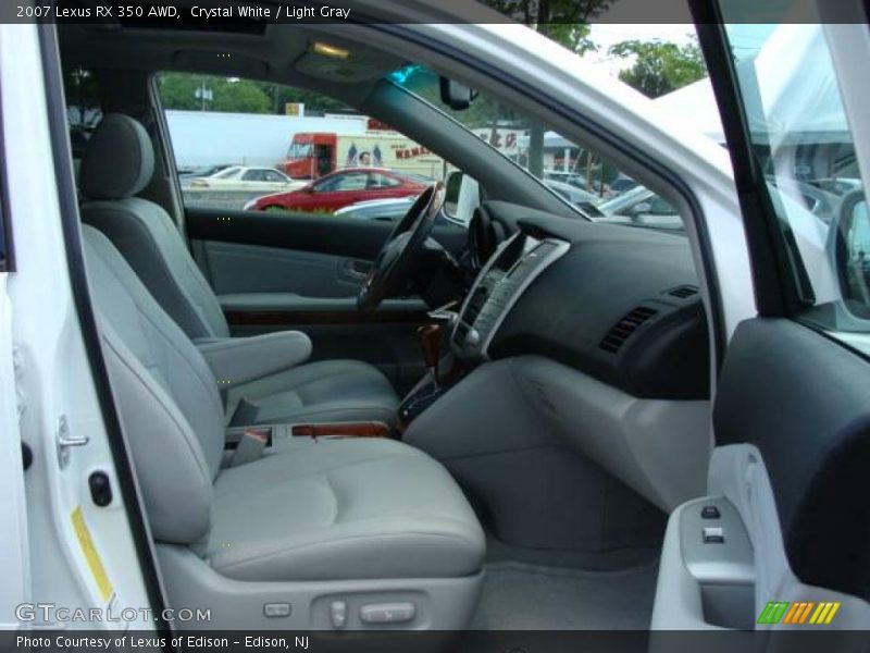 Crystal White / Light Gray 2007 Lexus RX 350 AWD