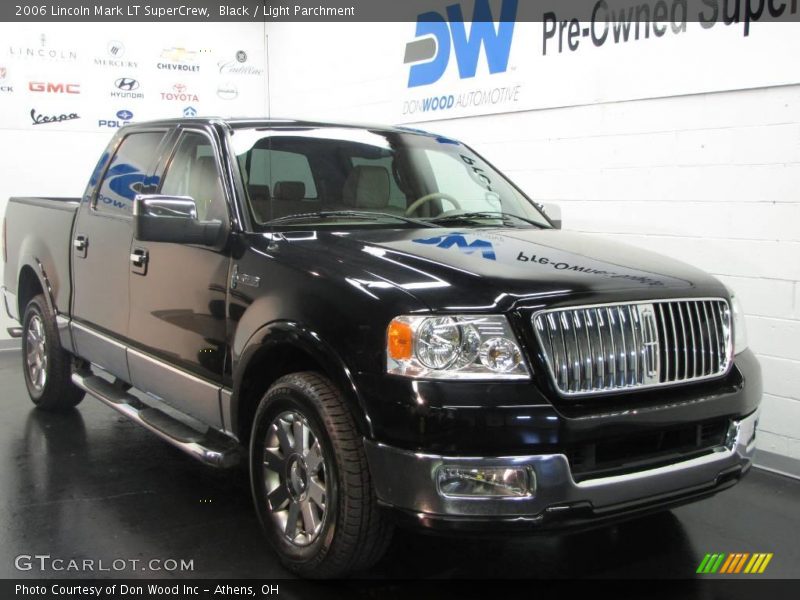 Black / Light Parchment 2006 Lincoln Mark LT SuperCrew