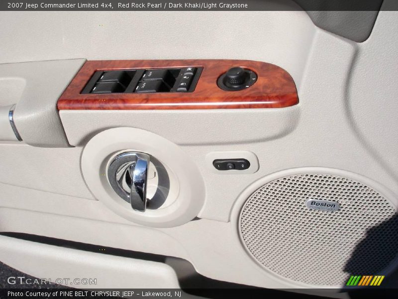 Red Rock Pearl / Dark Khaki/Light Graystone 2007 Jeep Commander Limited 4x4