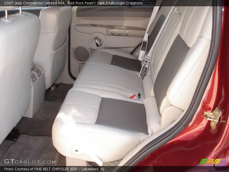 Red Rock Pearl / Dark Khaki/Light Graystone 2007 Jeep Commander Limited 4x4
