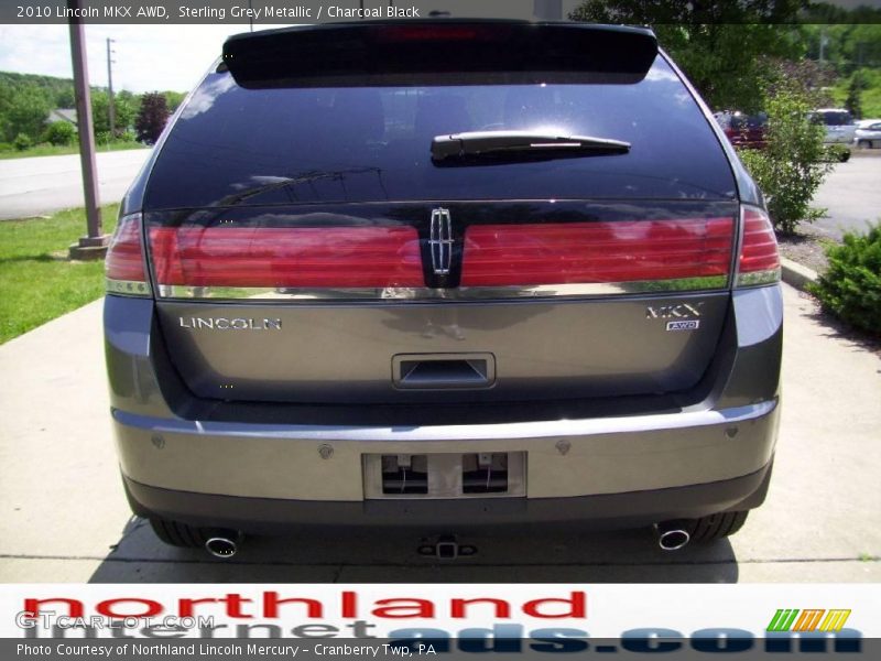 Sterling Grey Metallic / Charcoal Black 2010 Lincoln MKX AWD