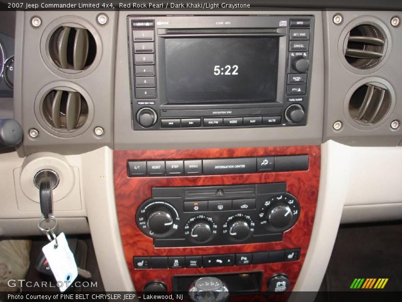 Red Rock Pearl / Dark Khaki/Light Graystone 2007 Jeep Commander Limited 4x4