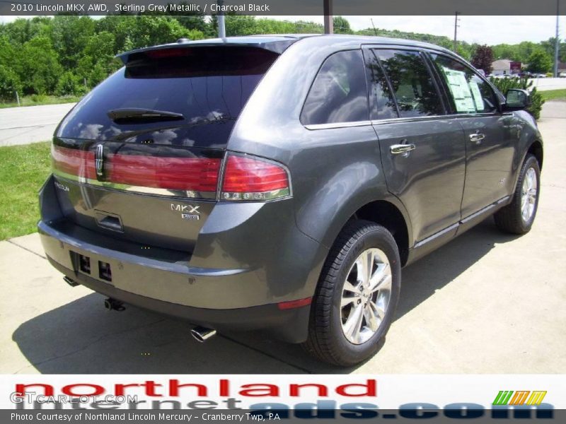 Sterling Grey Metallic / Charcoal Black 2010 Lincoln MKX AWD