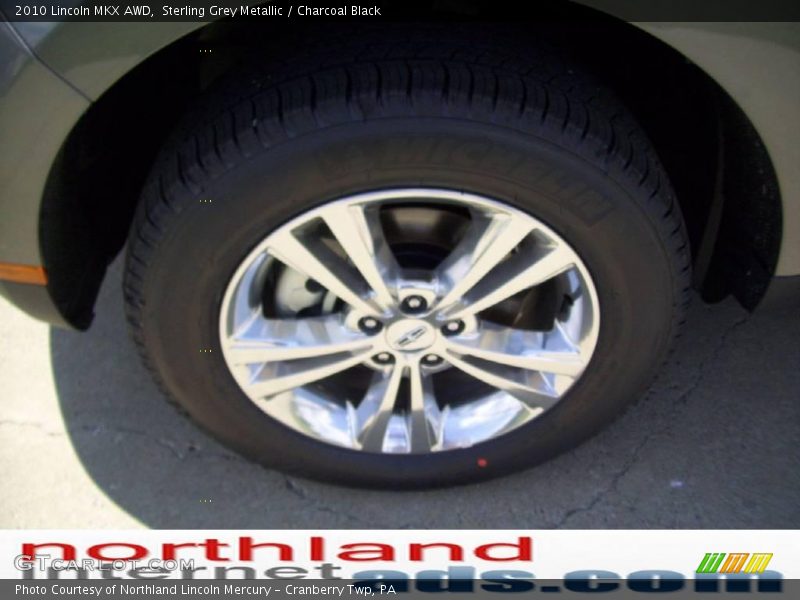 Sterling Grey Metallic / Charcoal Black 2010 Lincoln MKX AWD