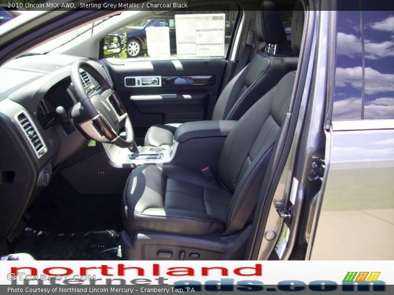 Sterling Grey Metallic / Charcoal Black 2010 Lincoln MKX AWD