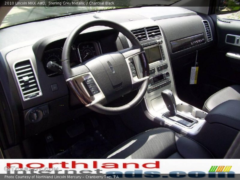 Sterling Grey Metallic / Charcoal Black 2010 Lincoln MKX AWD