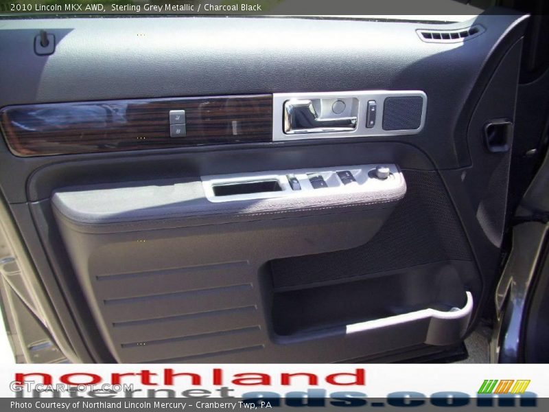 Sterling Grey Metallic / Charcoal Black 2010 Lincoln MKX AWD
