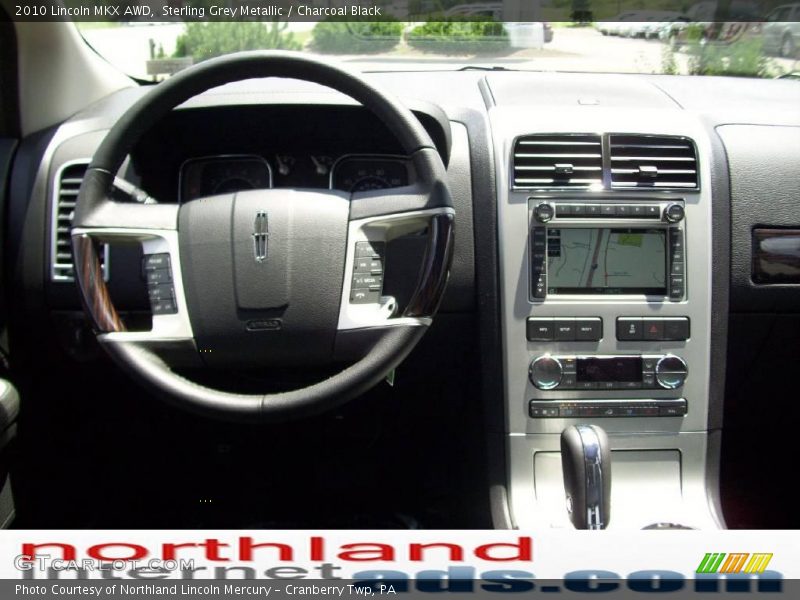Sterling Grey Metallic / Charcoal Black 2010 Lincoln MKX AWD