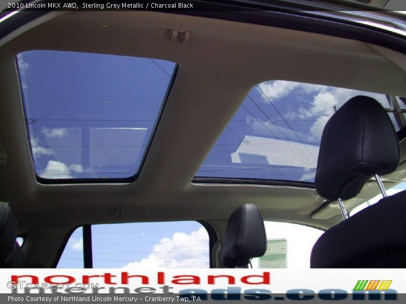Sterling Grey Metallic / Charcoal Black 2010 Lincoln MKX AWD