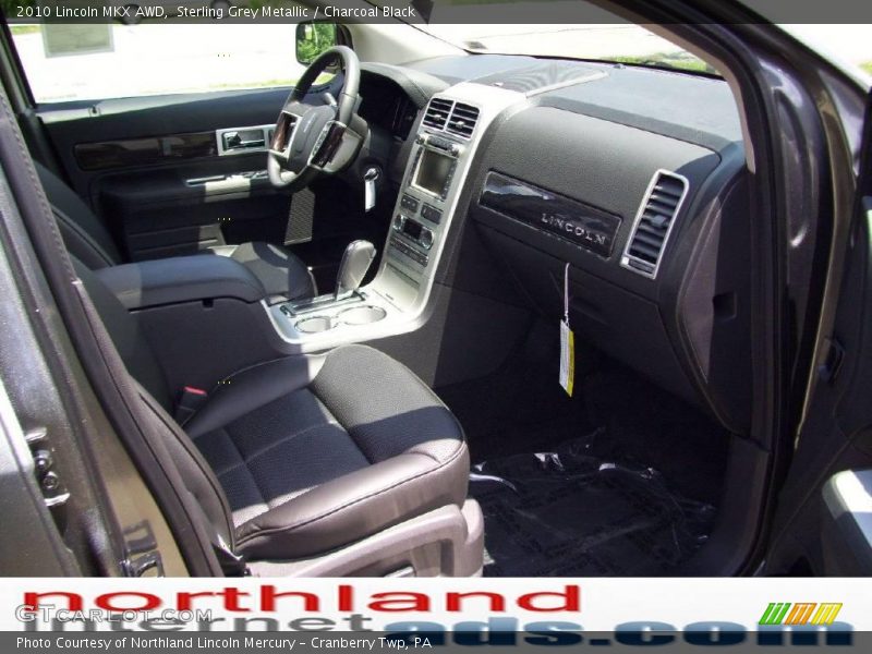 Sterling Grey Metallic / Charcoal Black 2010 Lincoln MKX AWD