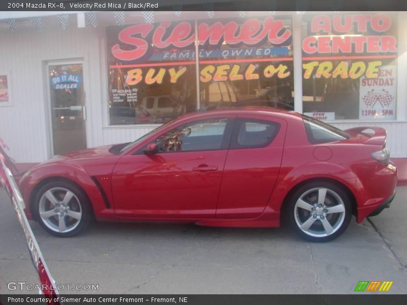 Velocity Red Mica / Black/Red 2004 Mazda RX-8