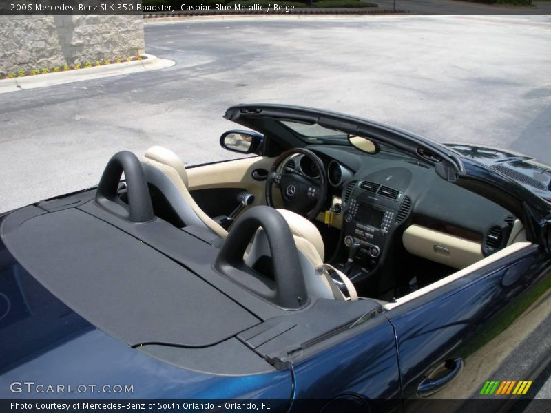 Caspian Blue Metallic / Beige 2006 Mercedes-Benz SLK 350 Roadster