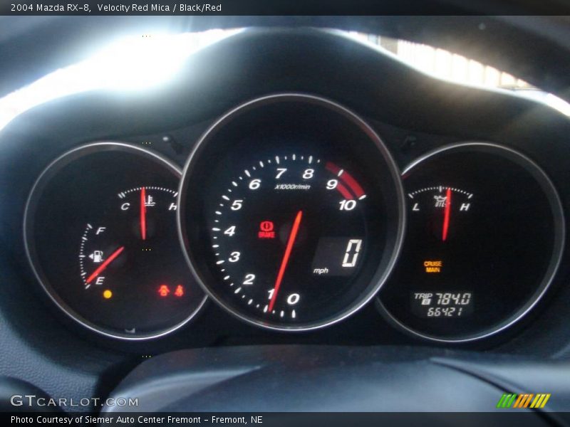 Velocity Red Mica / Black/Red 2004 Mazda RX-8