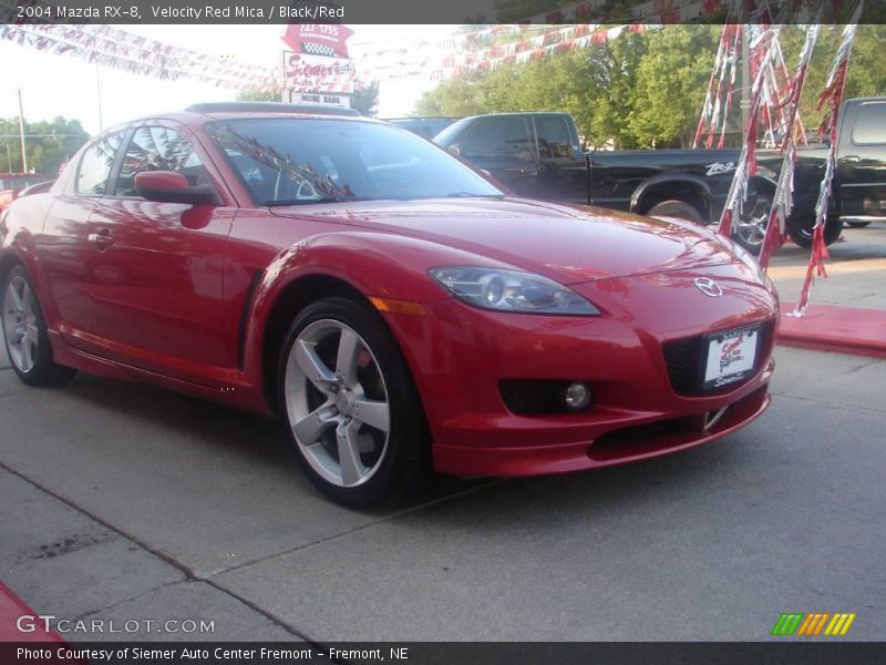 Velocity Red Mica / Black/Red 2004 Mazda RX-8