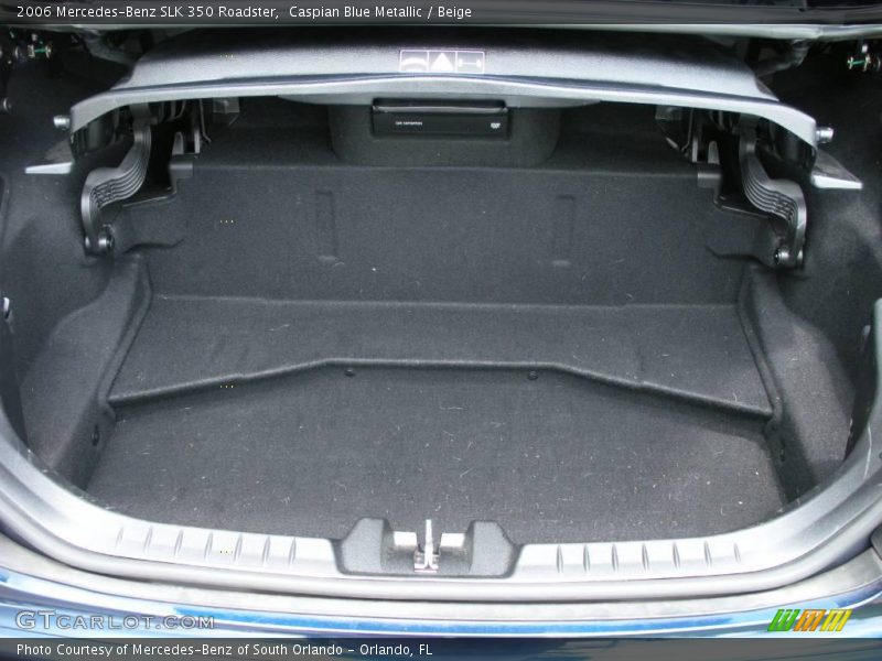 Caspian Blue Metallic / Beige 2006 Mercedes-Benz SLK 350 Roadster