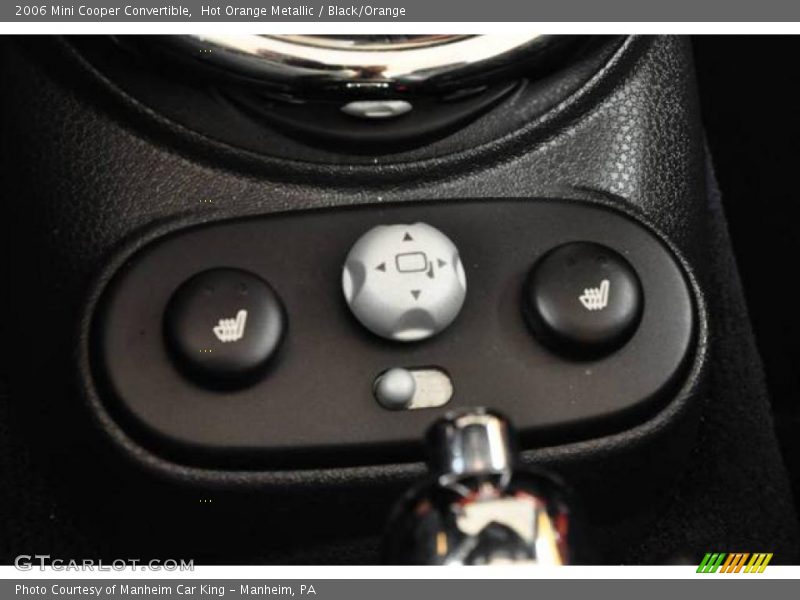 Hot Orange Metallic / Black/Orange 2006 Mini Cooper Convertible
