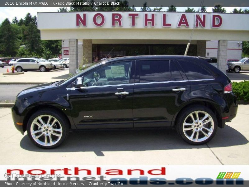 Tuxedo Black Metallic / Charcoal Black 2010 Lincoln MKX AWD