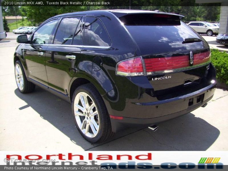 Tuxedo Black Metallic / Charcoal Black 2010 Lincoln MKX AWD