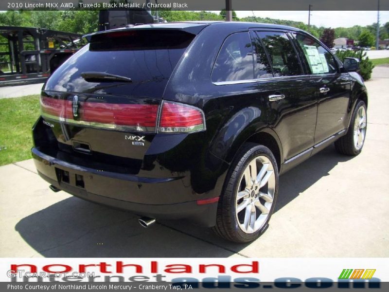 Tuxedo Black Metallic / Charcoal Black 2010 Lincoln MKX AWD