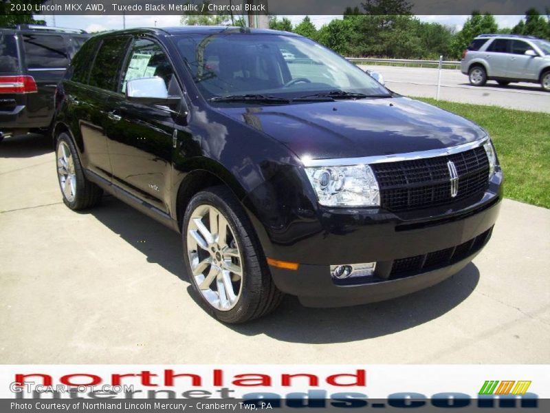 Tuxedo Black Metallic / Charcoal Black 2010 Lincoln MKX AWD