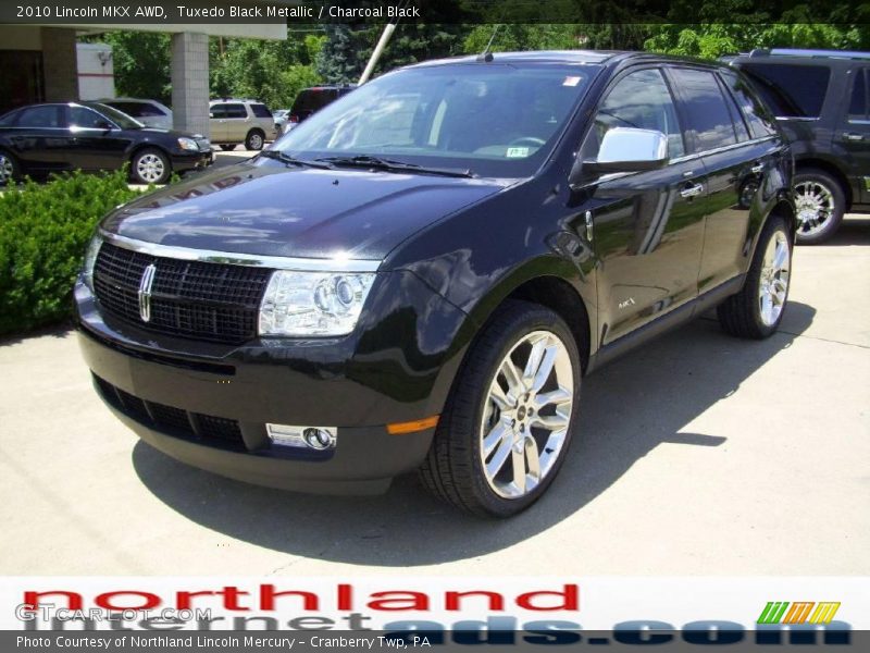 Tuxedo Black Metallic / Charcoal Black 2010 Lincoln MKX AWD