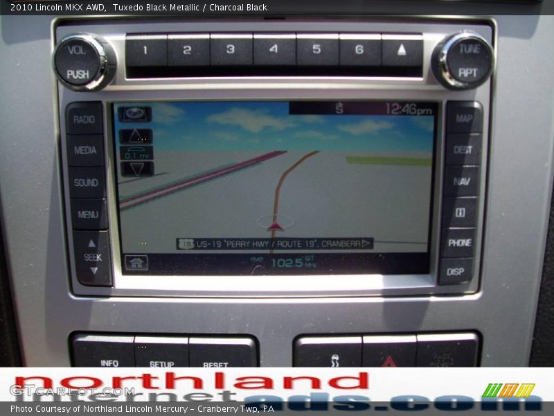 Tuxedo Black Metallic / Charcoal Black 2010 Lincoln MKX AWD
