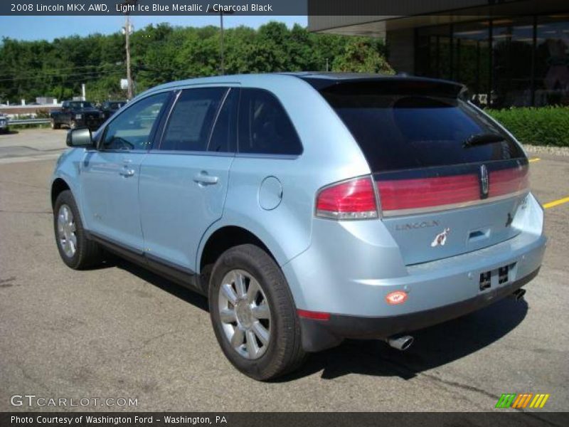 Light Ice Blue Metallic / Charcoal Black 2008 Lincoln MKX AWD