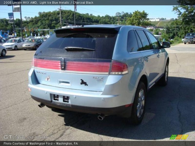Light Ice Blue Metallic / Charcoal Black 2008 Lincoln MKX AWD