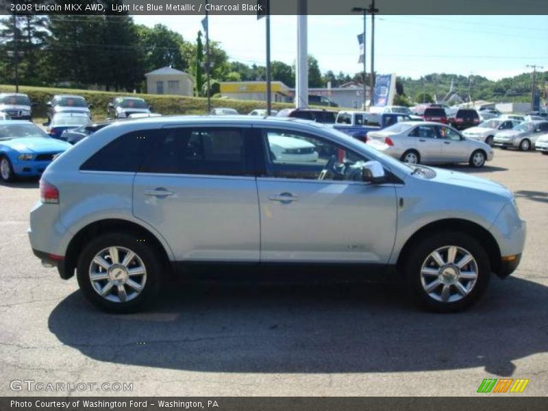 Light Ice Blue Metallic / Charcoal Black 2008 Lincoln MKX AWD