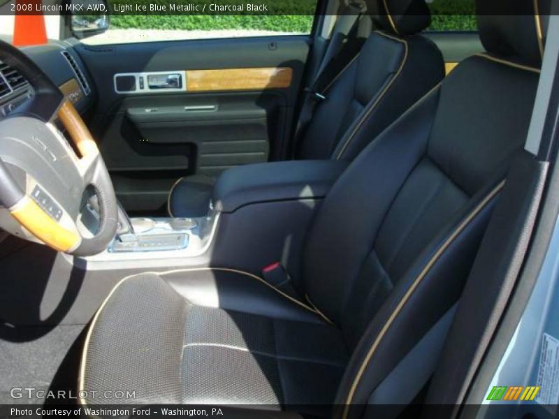 Light Ice Blue Metallic / Charcoal Black 2008 Lincoln MKX AWD