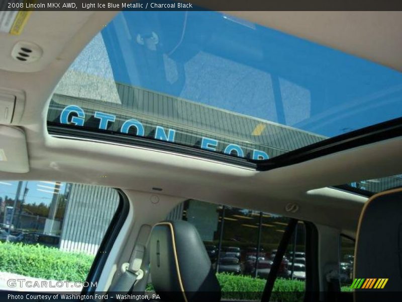 Light Ice Blue Metallic / Charcoal Black 2008 Lincoln MKX AWD