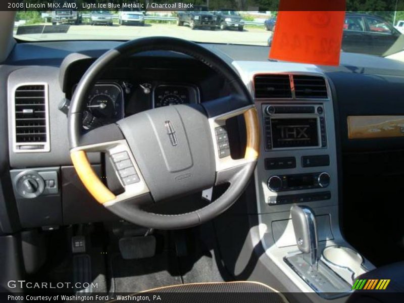 Light Ice Blue Metallic / Charcoal Black 2008 Lincoln MKX AWD