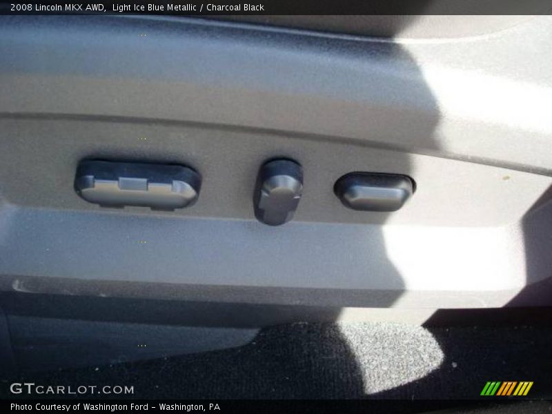 Light Ice Blue Metallic / Charcoal Black 2008 Lincoln MKX AWD