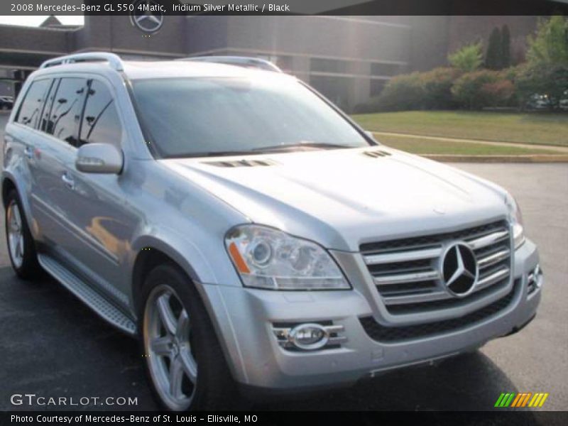 Iridium Silver Metallic / Black 2008 Mercedes-Benz GL 550 4Matic