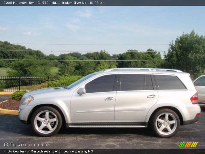 Iridium Silver Metallic / Black 2008 Mercedes-Benz GL 550 4Matic