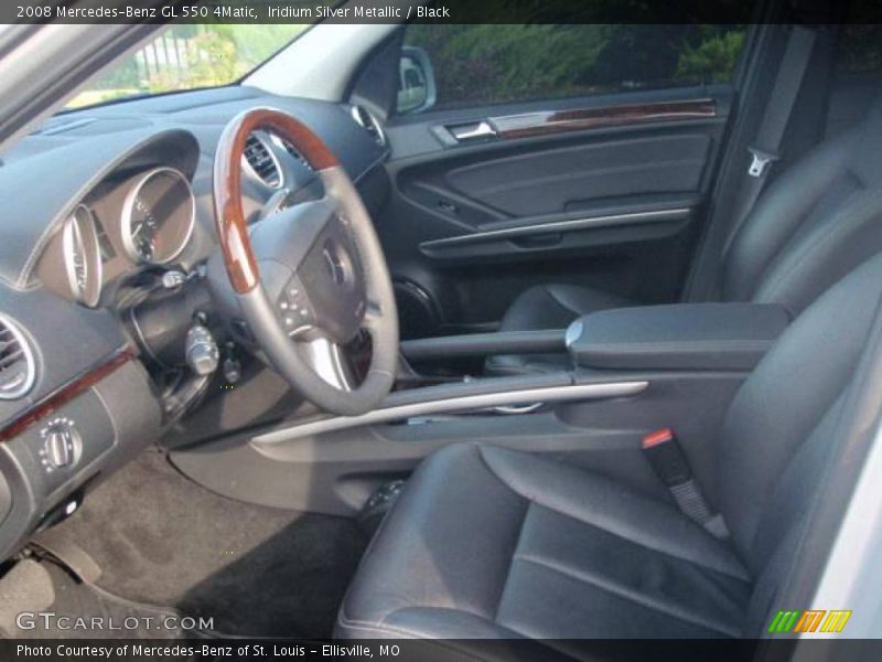 Iridium Silver Metallic / Black 2008 Mercedes-Benz GL 550 4Matic