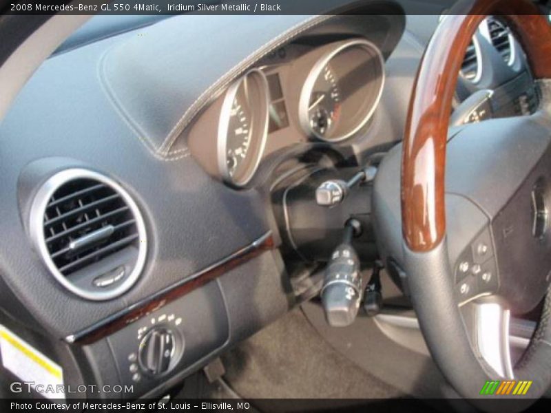 Iridium Silver Metallic / Black 2008 Mercedes-Benz GL 550 4Matic