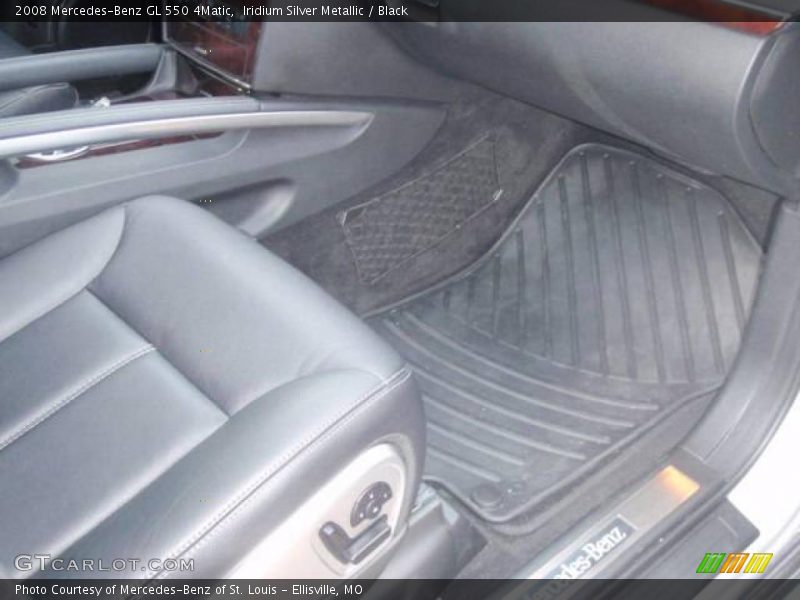 Iridium Silver Metallic / Black 2008 Mercedes-Benz GL 550 4Matic