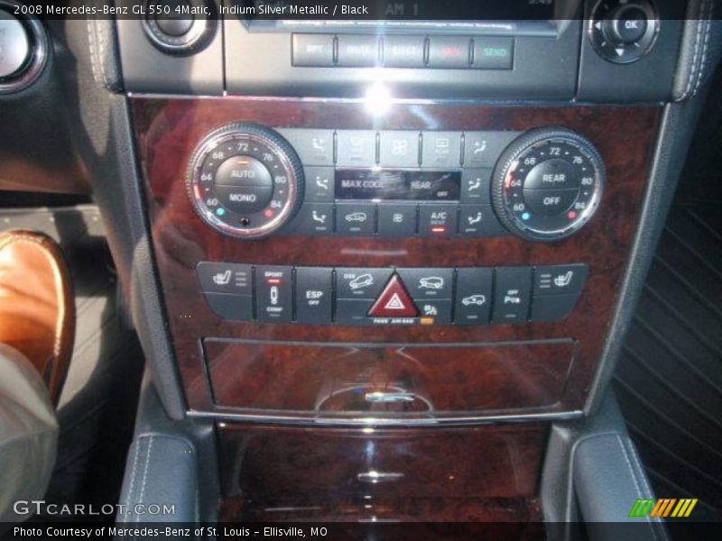 Iridium Silver Metallic / Black 2008 Mercedes-Benz GL 550 4Matic
